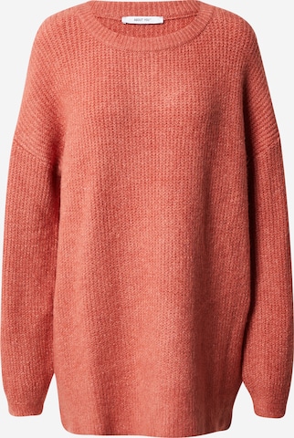 ABOUT YOU Oversized sweater 'Mina' in Orange: front