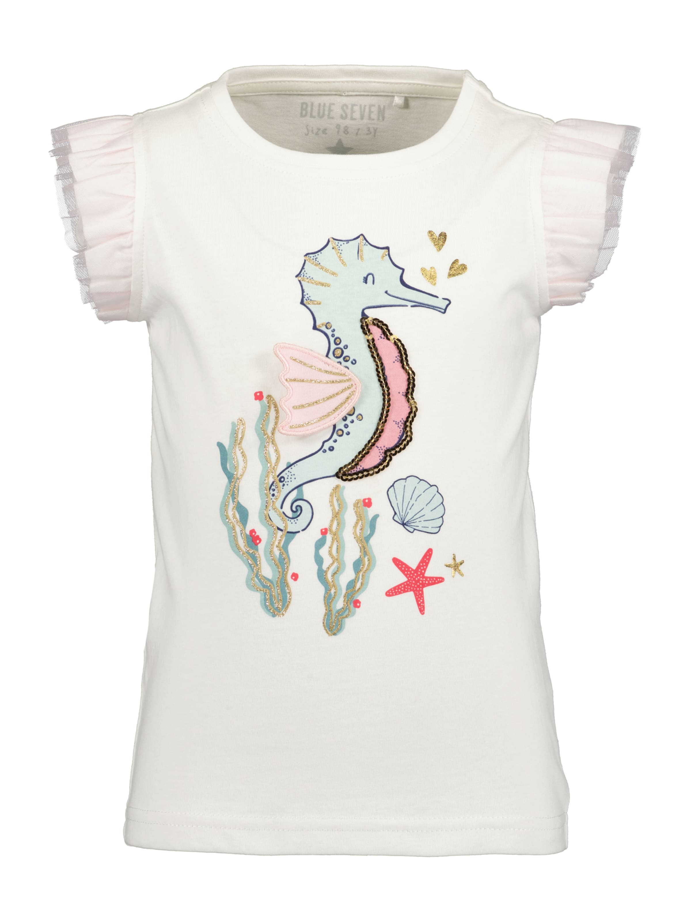 BLUE SEVEN Póló - fehér: elől