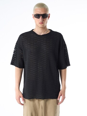 VAMOS CLO - Pullover 'Cedar Park' em preto: frente