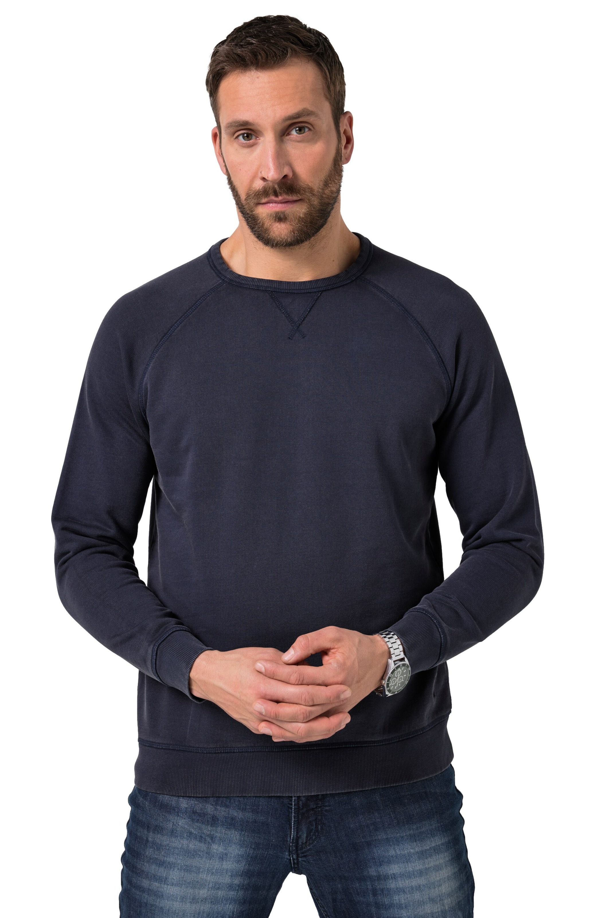 JP1880 Sweatshirt in Blue: front