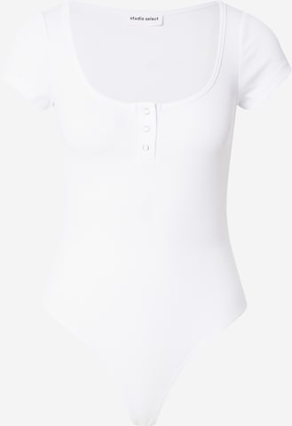 Tricou body 'Chadia' de la studioselect pe alb: față