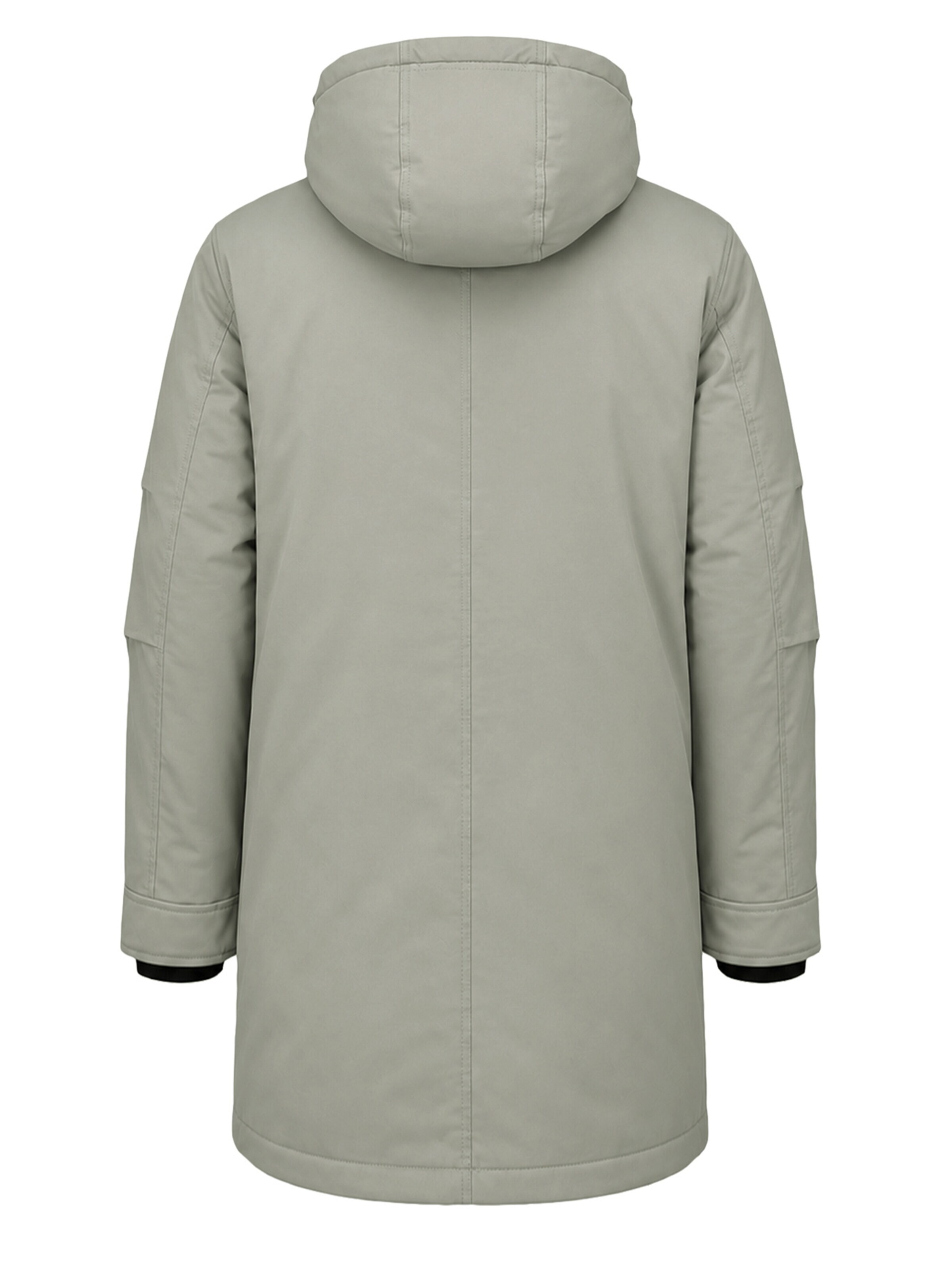 ALLTHEMEN Winter Coat 'Eishauch' in Grey