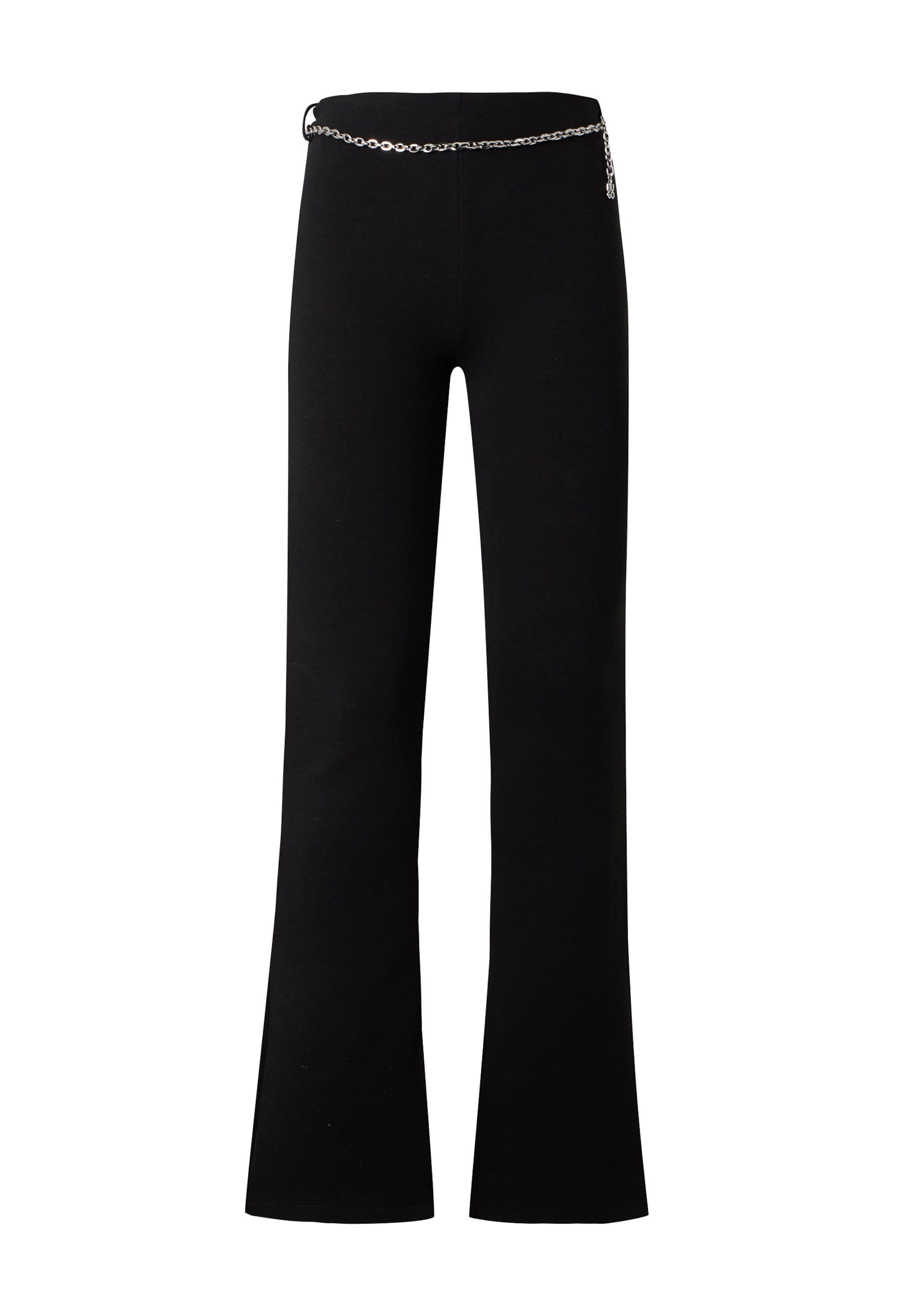 HUGO Bootcut Hose 'Nenrietta' in Schwarz: Vorderseite