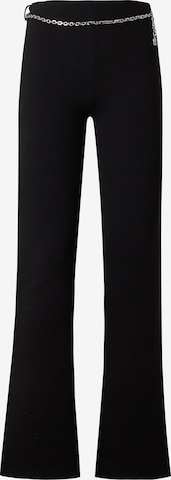 HUGO Bootcut Housut 'Nenrietta' värissä musta: etupuoli