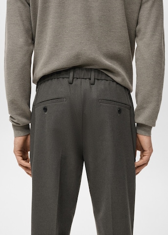 MANGO MAN Regular Hose 'Stone' in Grau