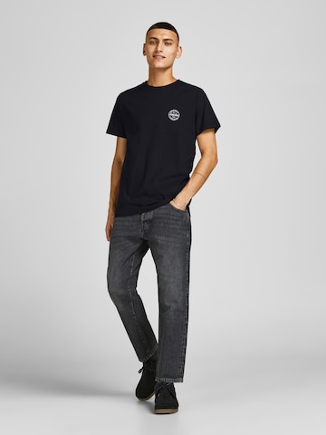 JACK & JONES - Camiseta 'Shark' en negro