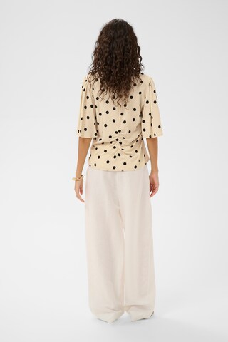 SOAKED IN LUXURY Bluse 'SLArjana' in Beige