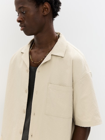 Fit confort Chemise Pull&Bear en beige
