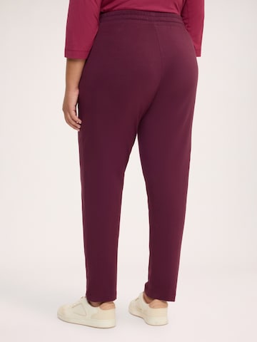 Fiorella Rubino - Slimfit Pantalón en rojo