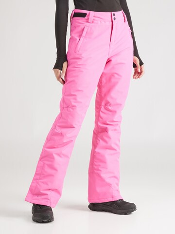 BRUNOTTI Boot cut Workout Pants 'Belladonna' in Pink: front