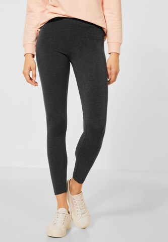 STREET ONE Skinny Leggings - szürke: elől