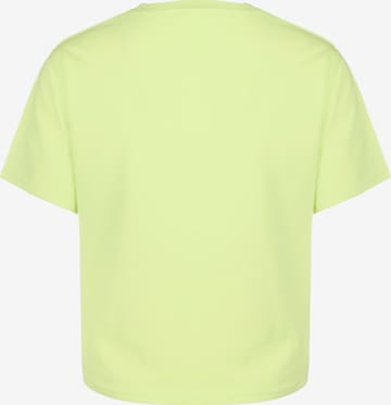 Tommy Jeans Μπλουζάκι 'Serif Linear' σε πράσινο