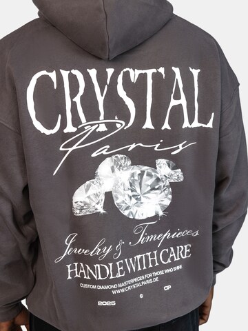 Crystal Paris Sweatshirt 'Dias' in Grey
