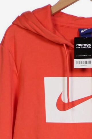 NIKE Kapuzenpullover M in Orange