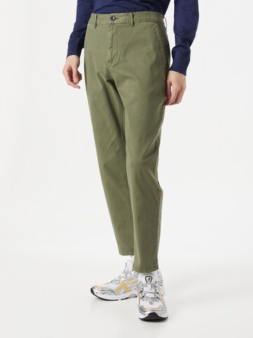 SCOTCH & SODA Tapered Chino 'Drift' in Groen: voorkant