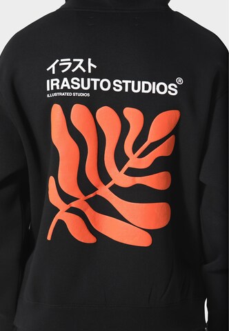 Irasuto Studios Sweatshirt 'Sumi Flow' in Black