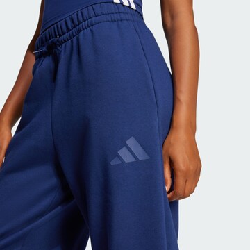 ADIDAS SPORTSWEAR Loose fit Sports trousers 'Essentials' in Blue