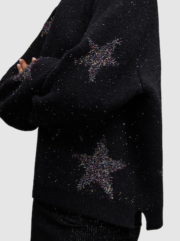 AllSaints - Pullover 'STAR TINSEL' em preto