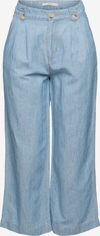 ESPRIT Pleated Jeans in Blue: front
