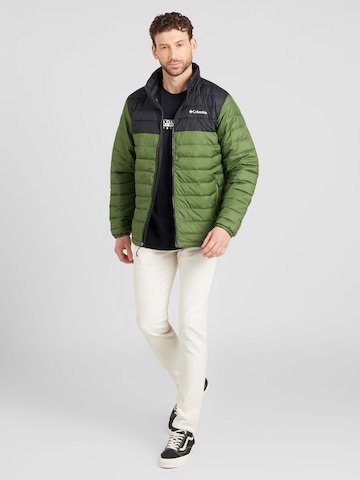 COLUMBIA Športna jakna | zelena barva