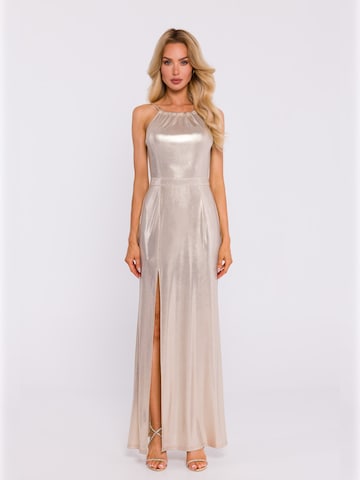 made of emotion - Vestido de noche 'M833' en beige