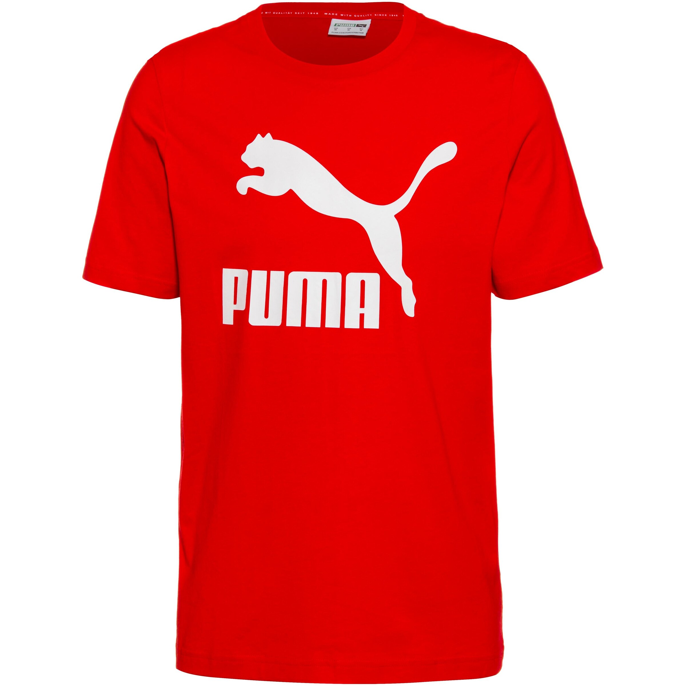 PUMA Shirt 'Classics' in Rood: voorkant