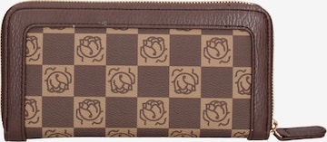 Braccialini Wallet in Brown: front