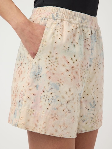YAS Regular Broek in Beige