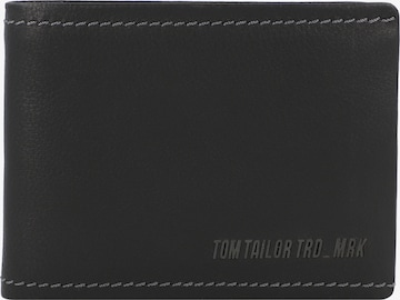 TOM TAILOR Wallet 'Diego' in Black: front