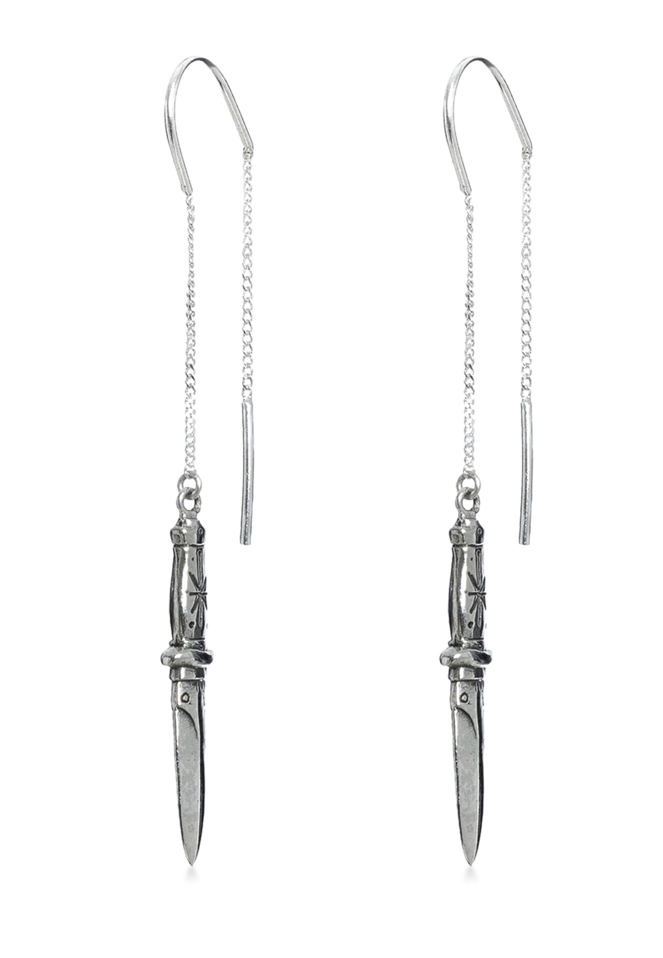 Haze&Glory Earrings in Silver: front