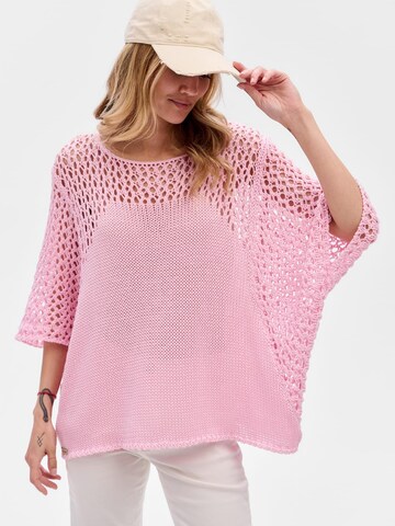 Blue Shadow Pullover‌‌‌ in Pink: Vorderseite