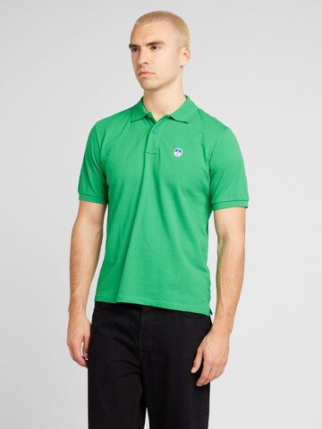 North Sails - Camiseta en verde: frente