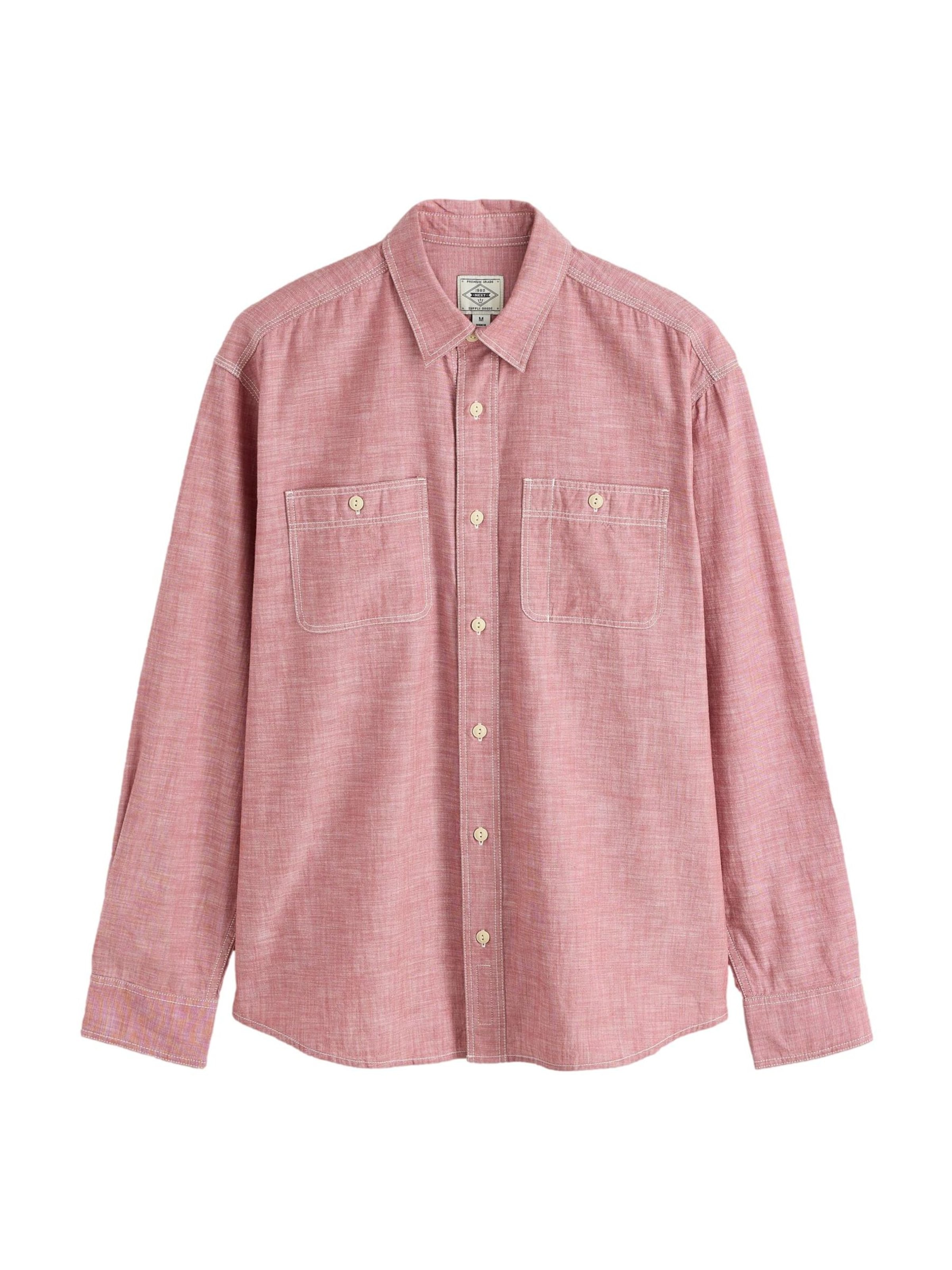 Camicia in S Next di colore rosa chiaro, Visualizzazione prodotti