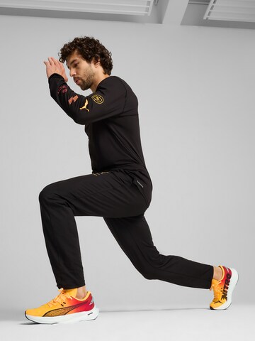 PUMA - Camisa funcionais 'HYROX x PUMA Run Cloudspun' em preto