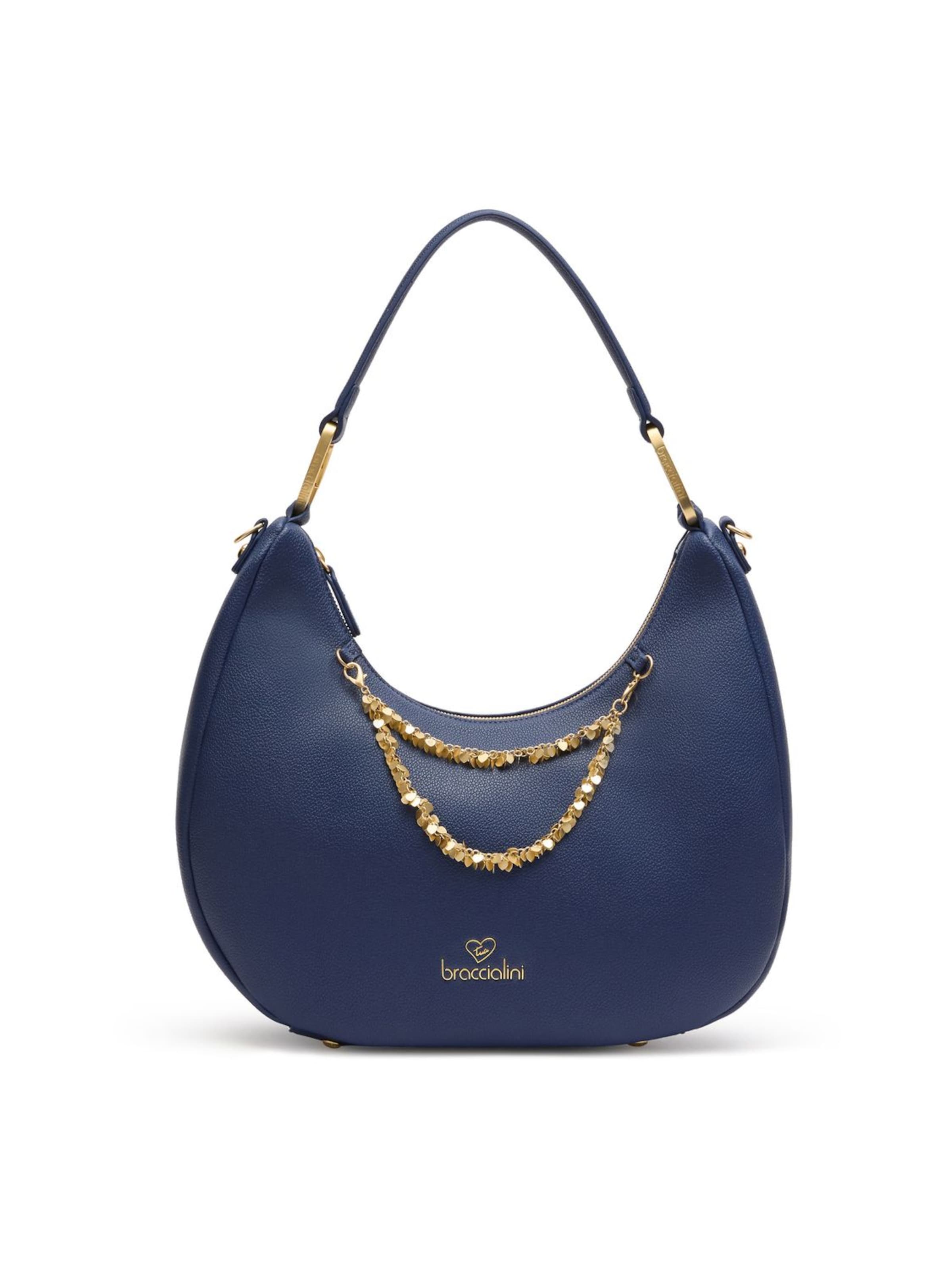 Braccialini Schultertasche 'Amy'‌‌‌‌‌ in Blau: Vorderseite