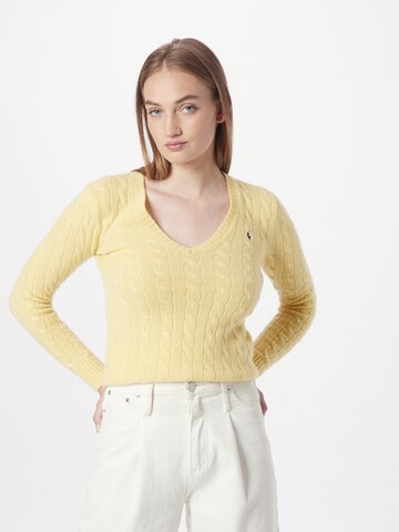 Polo Ralph Lauren Pullover 'KIMBERLY' i gul: forside