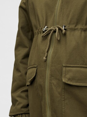 MAMALICIOUS Between-Seasons Parka 'Linse' in Green