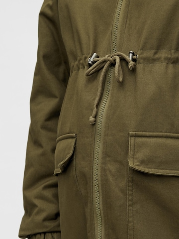 Parka mi-saison 'Linse' MAMALICIOUS en vert