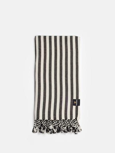 MARSIKOH Strandtuch 'Regal' in schwarz, Produktansicht