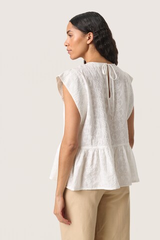 SOAKED IN LUXURY Bluse  'Isja' in Weiß