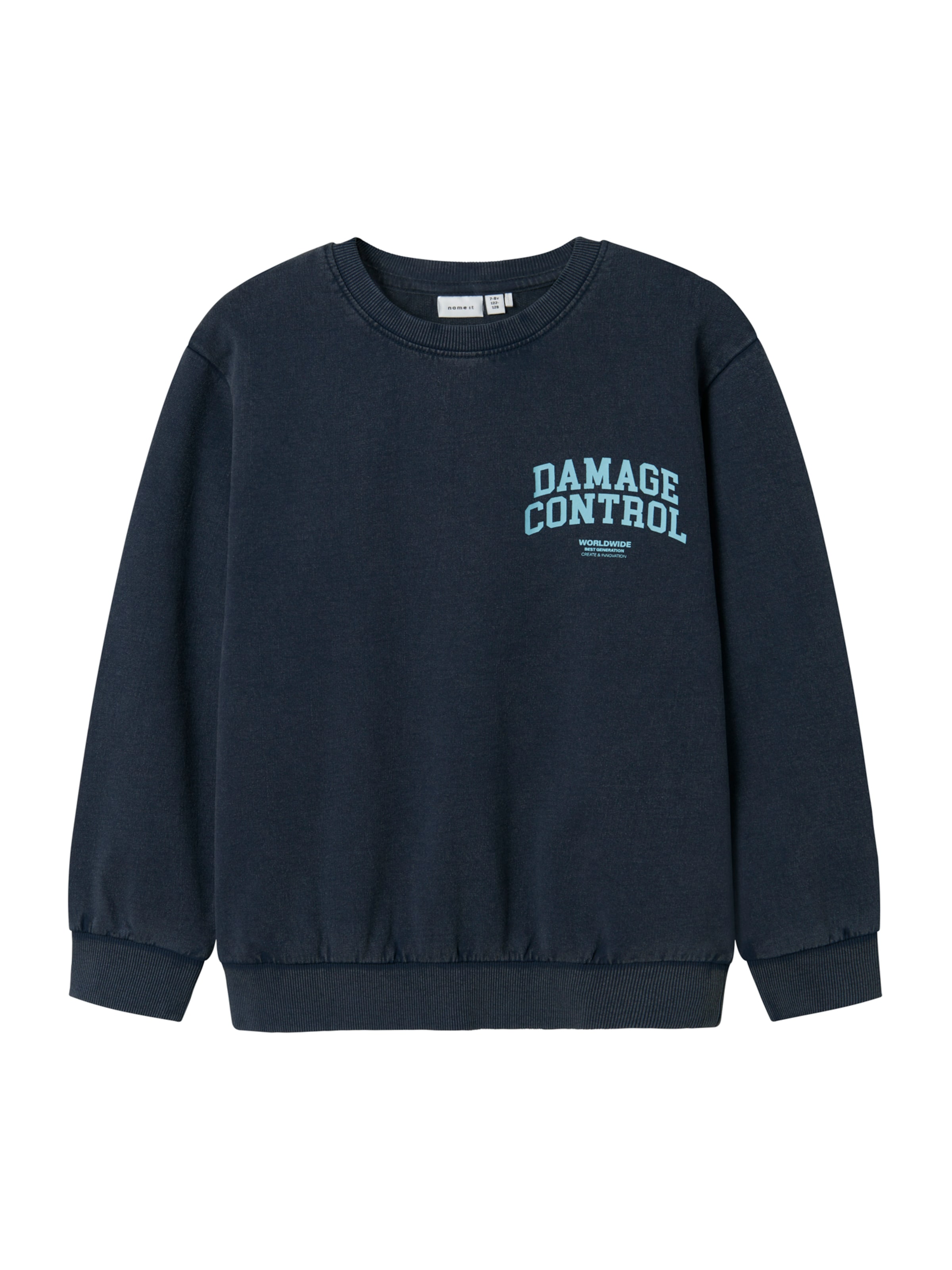 NAME IT Sweatshirt 'NKMKENVI' in Blue: front