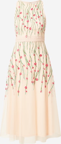 Frock and Frill Cocktailjurk in Beige: voorkant