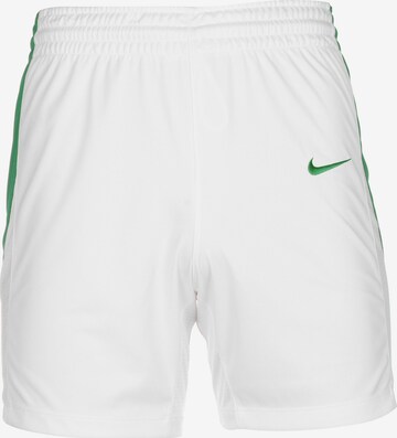 Loosefit Pantalon de sport NIKE en blanc : devant