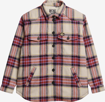 Superdry Between-Season Jacket in White: front