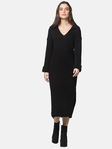 Abito in maglia di Elara in nero