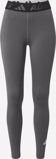 ADIDAS PERFORMANCE Sporthose in grau / schwarz / weiß, Produktansicht