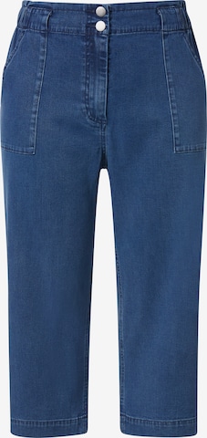 Ulla Popken Wide leg Jeans in Blue: front