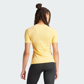 T-shirt fonctionnel ADIDAS PERFORMANCE en jaune