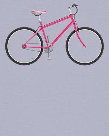 Watapparel Shirt ' Pink Bike ' in Purple