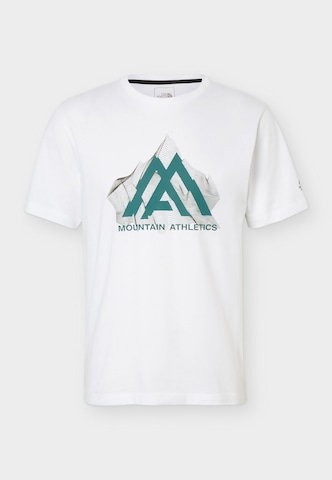 T-Shirt 'TOPOGRAPHIC' THE NORTH FACE en blanc : devant
